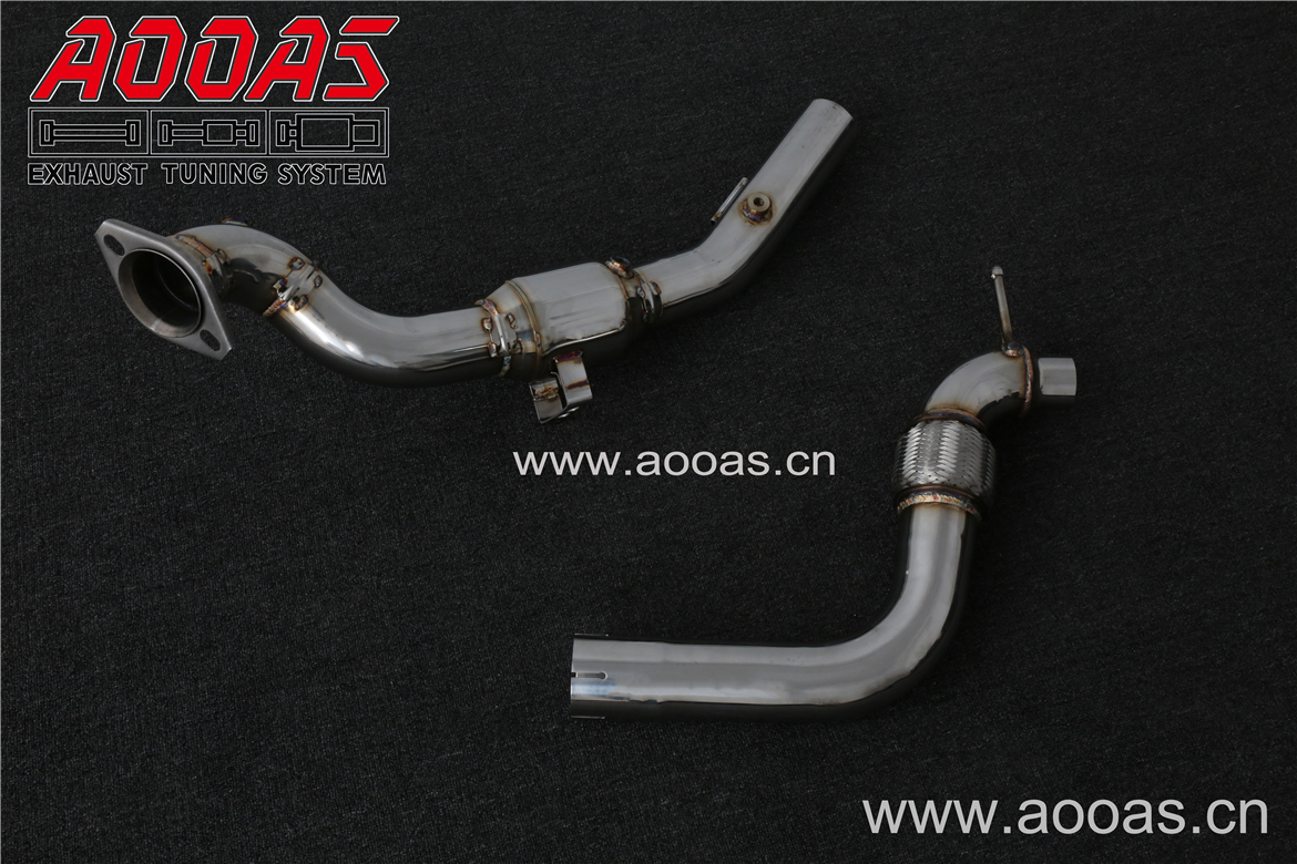YEMA guoliu 2.3t   All SS304 / Cat (With Cat) Downpipe